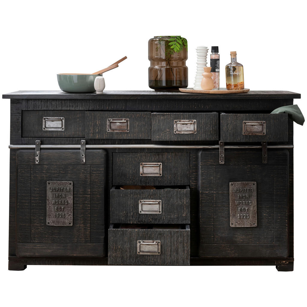 Livetastic SIDEBOARD Grau