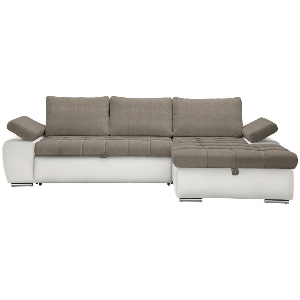 MID.YOU ECKSOFA Weiß, Beige