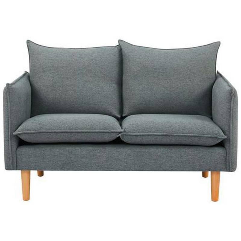 Livetastic 2-SITZER-SOFA Dunkelgrau