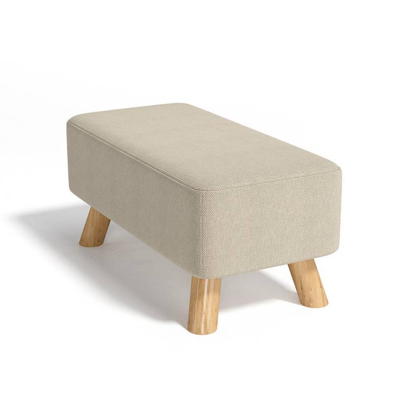 Livingandhome POLSTERHOCKER Beige