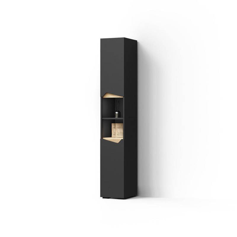 Livinity® BADSCHRANK Anthrazit, Anthrazit