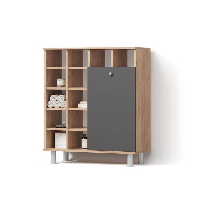 Livinity® BADSCHRANK Anthrazit