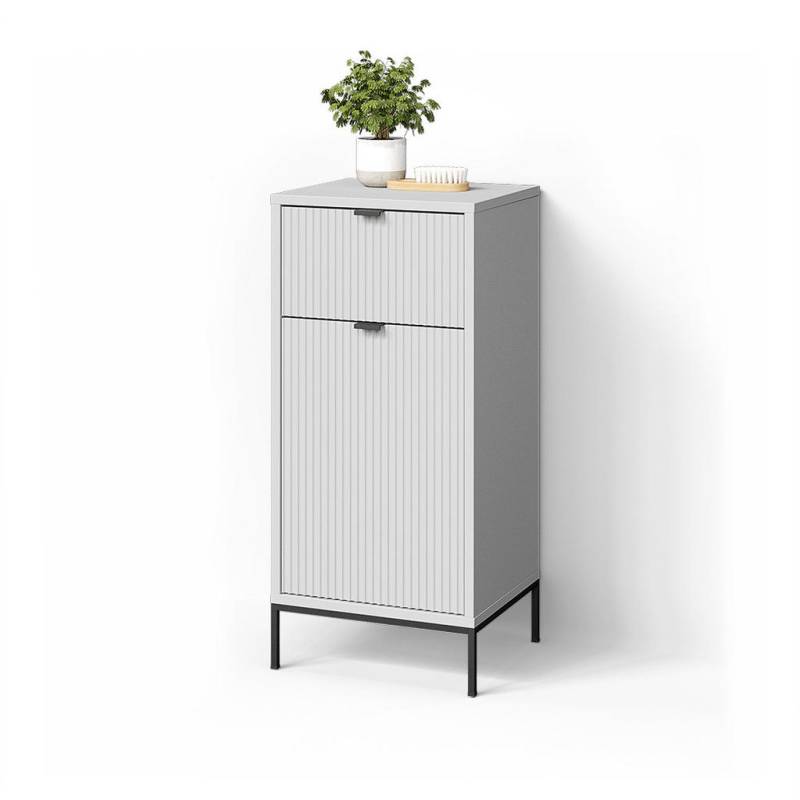 Livinity® BADSCHRANK Weiß