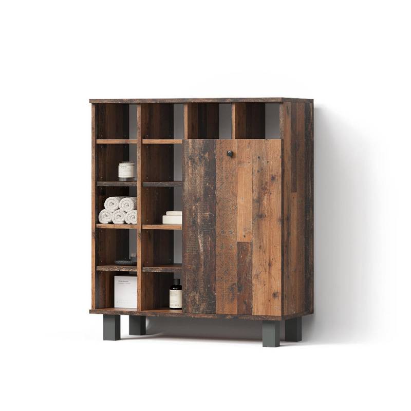 Livinity® BADSCHRANK Wildeiche