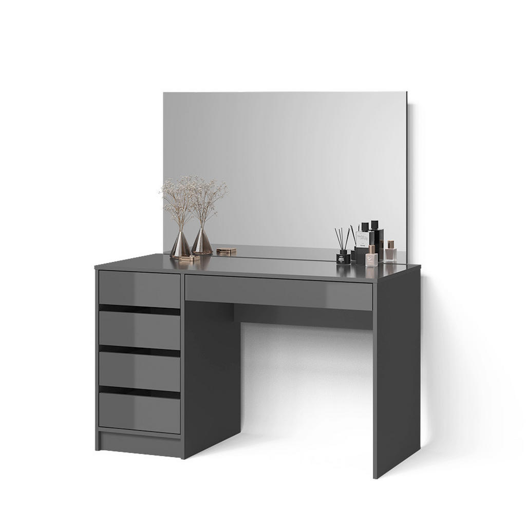 Livinity® SCHMINKTISCH Anthrazit