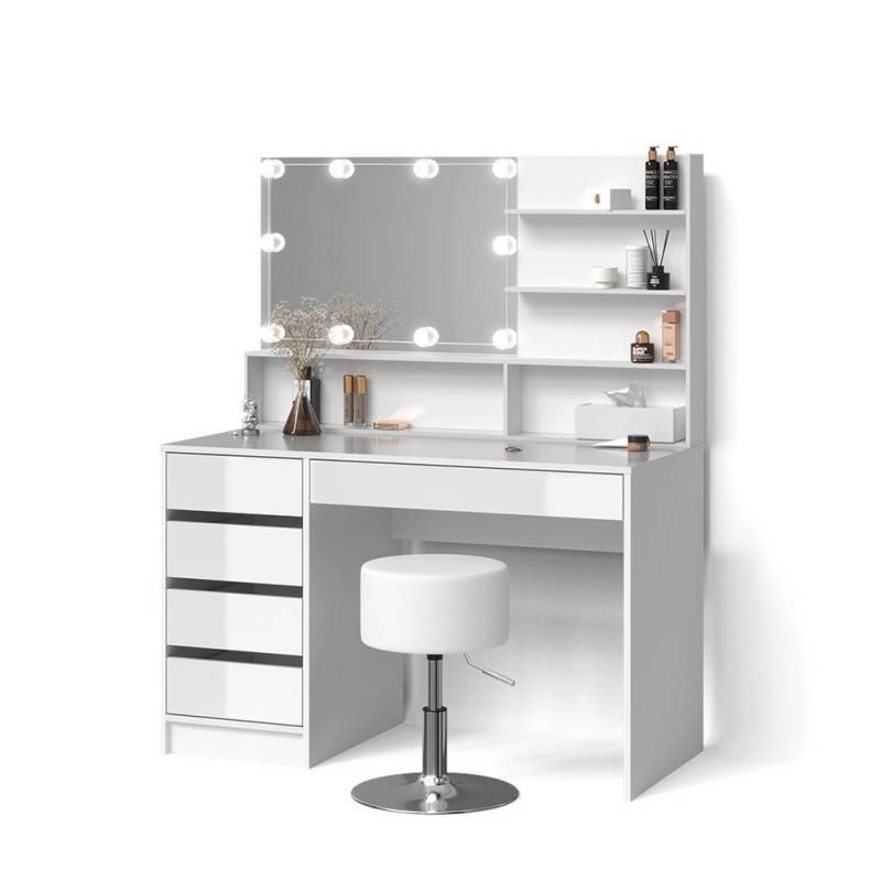 Livinity® SCHMINKTISCH Weiß