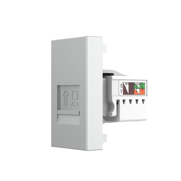1/2 Netzwerk Modul CAT5e grau VL-Netzwerk-15 LIVOLO