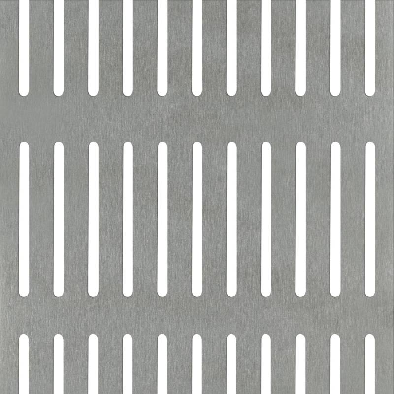 Lochblech eloxiert Schlitz-Lochung 200 mm x 1000 mm x 0,8 mm
