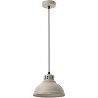 Loft Hängelampe Beige Metall Ø21 cm E27 akzentuiert Loft Hängelampe Beige Metall Ø21 cm E27 akzentuiert von Luminex