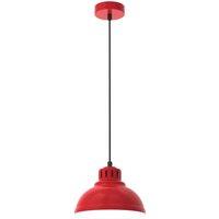 Loft Hängelampe Rot Weiß Metall Ø21 cm E27 akzentuiert Loft Hängelampe Rot Weiß Metall Ø21 cm E27 akzentuiert von Luminex