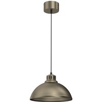 Loft Hängelampe in Gold Metall Ø30 cm E27 akzentuiert Loft Hängelampe in Gold Metall Ø30 cm E27 akzentuiert von Luminex
