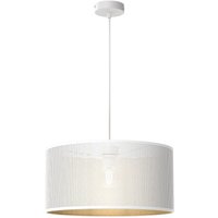 Loft Hängelampe in Weiß Gold E27 Ø40 cm rund Metall Loft Hängelampe in Weiß Gold E27 Ø40 cm rund Metall von Luminex