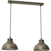 Loft Pendelleuchte in Gold Metall 65 cm E27 akzentuiert Loft Pendelleuchte in Gold Metall 65 cm E27 akzentuiert von Luminex