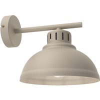 Loft Wandleuchte Metall Beige T:26 cm E27 dekorativ von Luminex