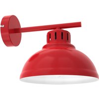 Loft Wandleuchte Metall Rot Weiß T:26 cm E27 dekorativ Loft Wandleuchte Metall Rot Weiß T:26 cm E27 dekorativ von Luminex