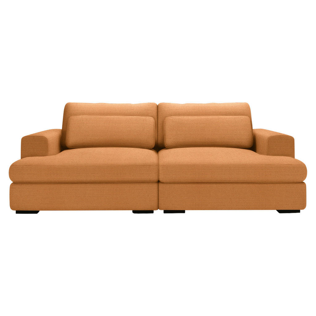 Lomoco Bigsofa, Rost, Textil, 2-3-Sitzer, Füllung: Schaumstoff, 223x80x158 cm, Stoffauswahl, Wohnzimmer, Sofas & Couches, Sofas, Bigsofas von Lomoco