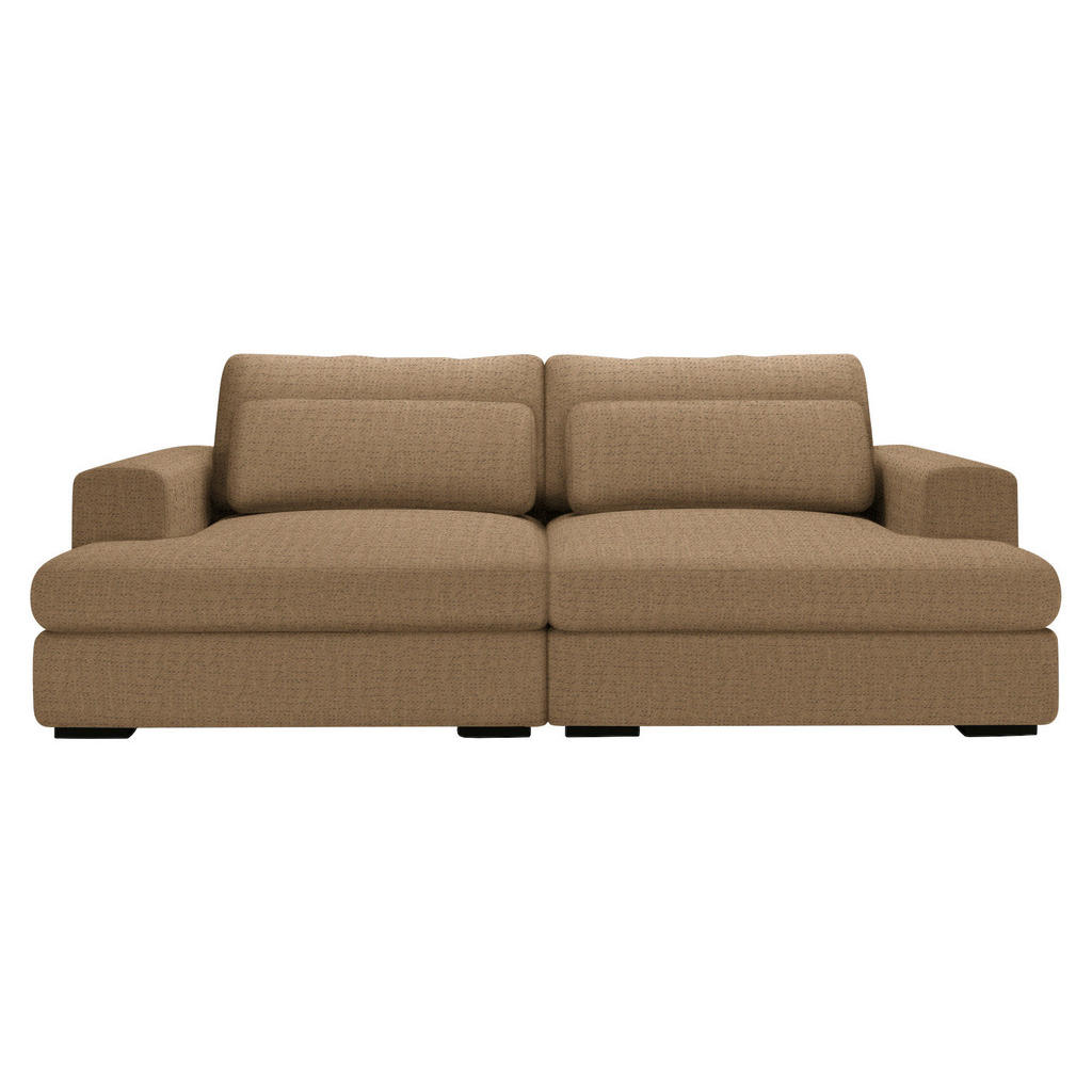 Lomoco Bigsofa, Rost, Textil, 2-3-Sitzer, Füllung: Schaumstoff, 223x80x158 cm, Stoffauswahl, Wohnzimmer, Sofas & Couches, Sofas, Bigsofas von Lomoco
