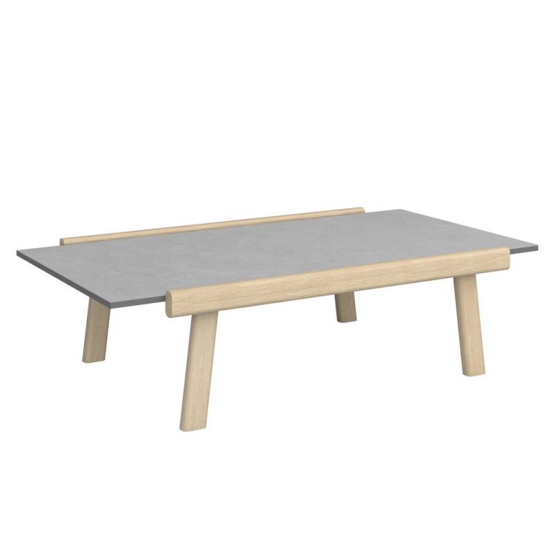 Dieter Knoll LOUNGETISCH Esche, Hellgrau