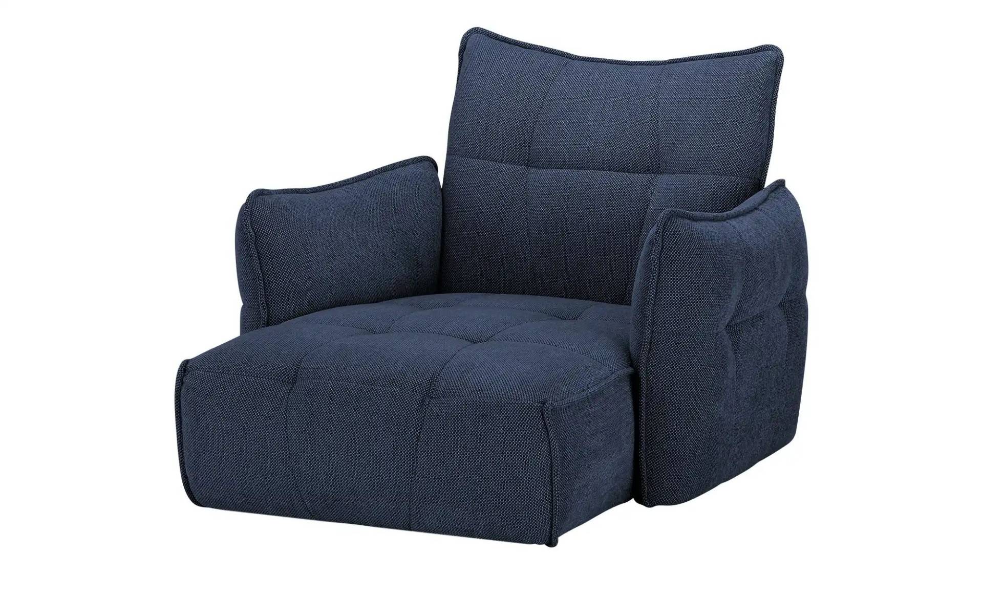 bobb Longchair  Jeaneva ¦ blau ¦ Maße (cm): B: 136 H: 101 T: 157 Polstermöbel > Sessel > Lounge Sessel - Möbel Kraft