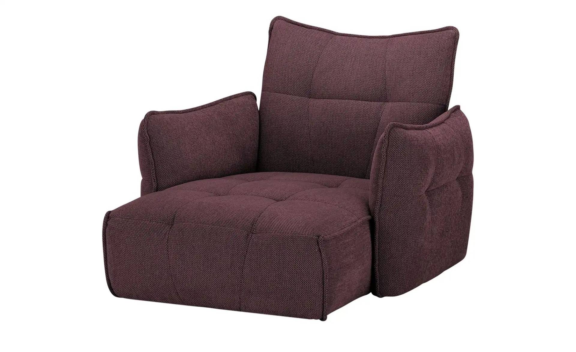 bobb Longchair  Jeaneva ¦ rot ¦ Maße (cm): B: 136 H: 101 T: 157 Polstermöbel > Sessel > Lounge Sessel - Höffner