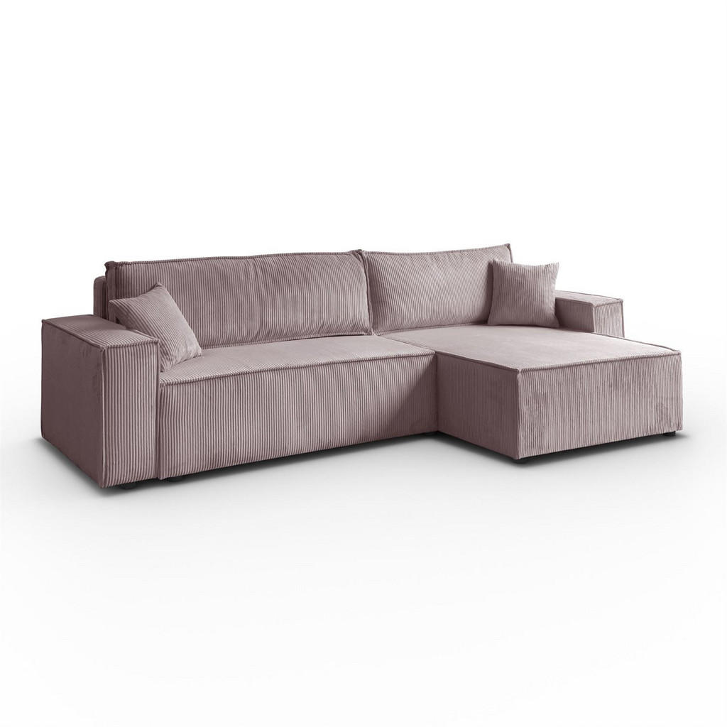Lookway Ecksofa, Rosa, Textil, 4-Sitzer, L-Form,L-Form, 277x143 cm, Wohnzimmer, Sofas & Couches, Wohnlandschaften, Ecksofas Lookway Ecksofa, Rosa, Textil, 4-Sitzer, L-Form,L-Form, 277x143 cm, Wohnzimmer, Sofas & Couches, Wohnlandschaften, Ecksofas von Lookway
