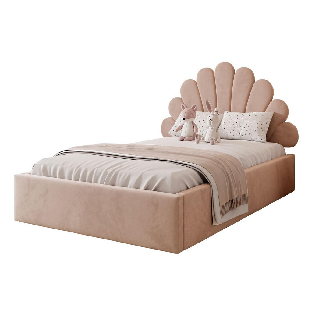 Lookway Polsterbett, Rosa, Textil, Schlafzimmer, Betten, Polsterbetten von Lookway