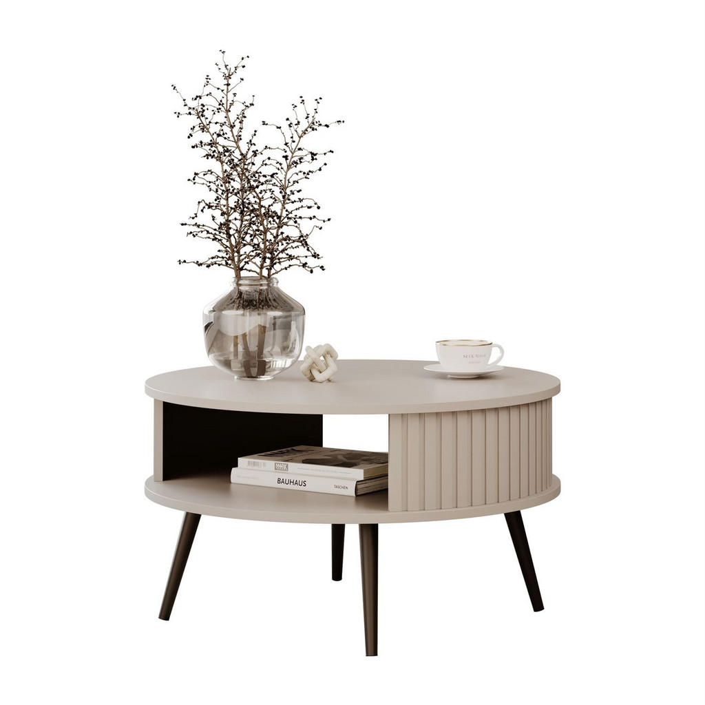 Lookway Runder, Beige, Holzwerkstoff, 76x44x76 cm, Esszimmer, Stühle, Esszimmerstühle Lookway Runder, Beige, Holzwerkstoff, 76x44x76 cm, Esszimmer, Stühle, Esszimmerstühle von Lookway