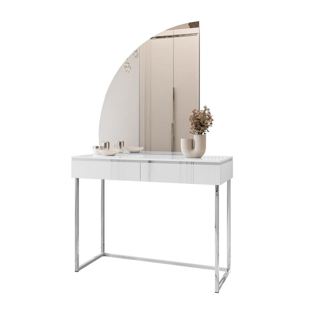 Lookway SCHMINKTISCH Weiß Hochglanz Lookway SCHMINKTISCH Weiß Hochglanz