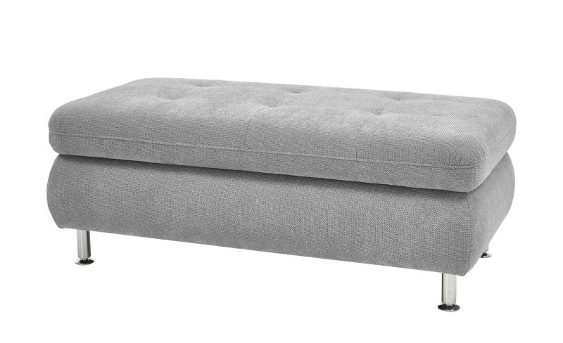 Lounge Collection Fußablage mit Stauraum Liora ¦ grau ¦ Maße (cm): B: 129 T: 64.0 Polstermöbel > Hocker - Höffner