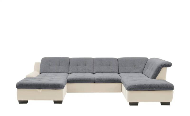 Lounge Collection Wohnlandschaft  Davinci ¦ grau ¦ Maße (cm): B: 346 H: 104 T: 195.0 Polstermöbel > Sofas > Schlafsofas - Höffner