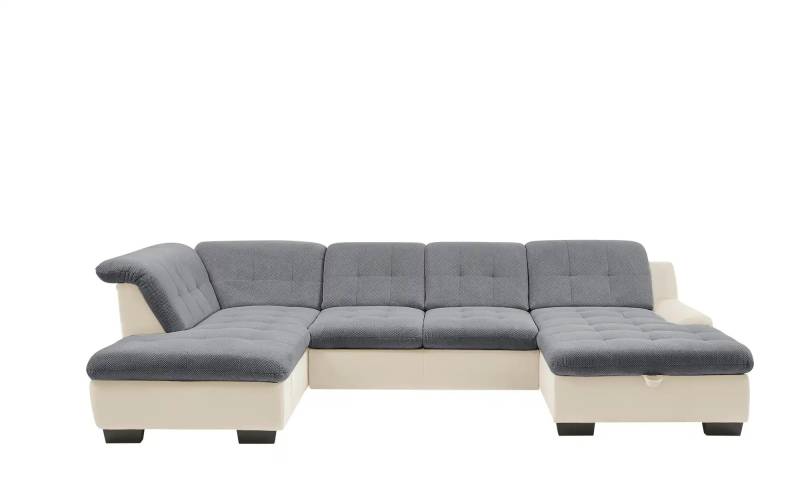 Lounge Collection Wohnlandschaft  Davinci ¦ grau ¦ Maße (cm): B: 346 H: 85 T: 195.0 Polstermöbel > Sofas > Schlafsofas - Höffner