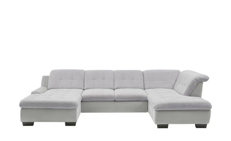 Lounge Collection Wohnlandschaft  Davinci ¦ grau ¦ Maße (cm): B: 346 H: 85 T: 195.0 Polstermöbel > Sofas > Wohnlandschaften - Höffner