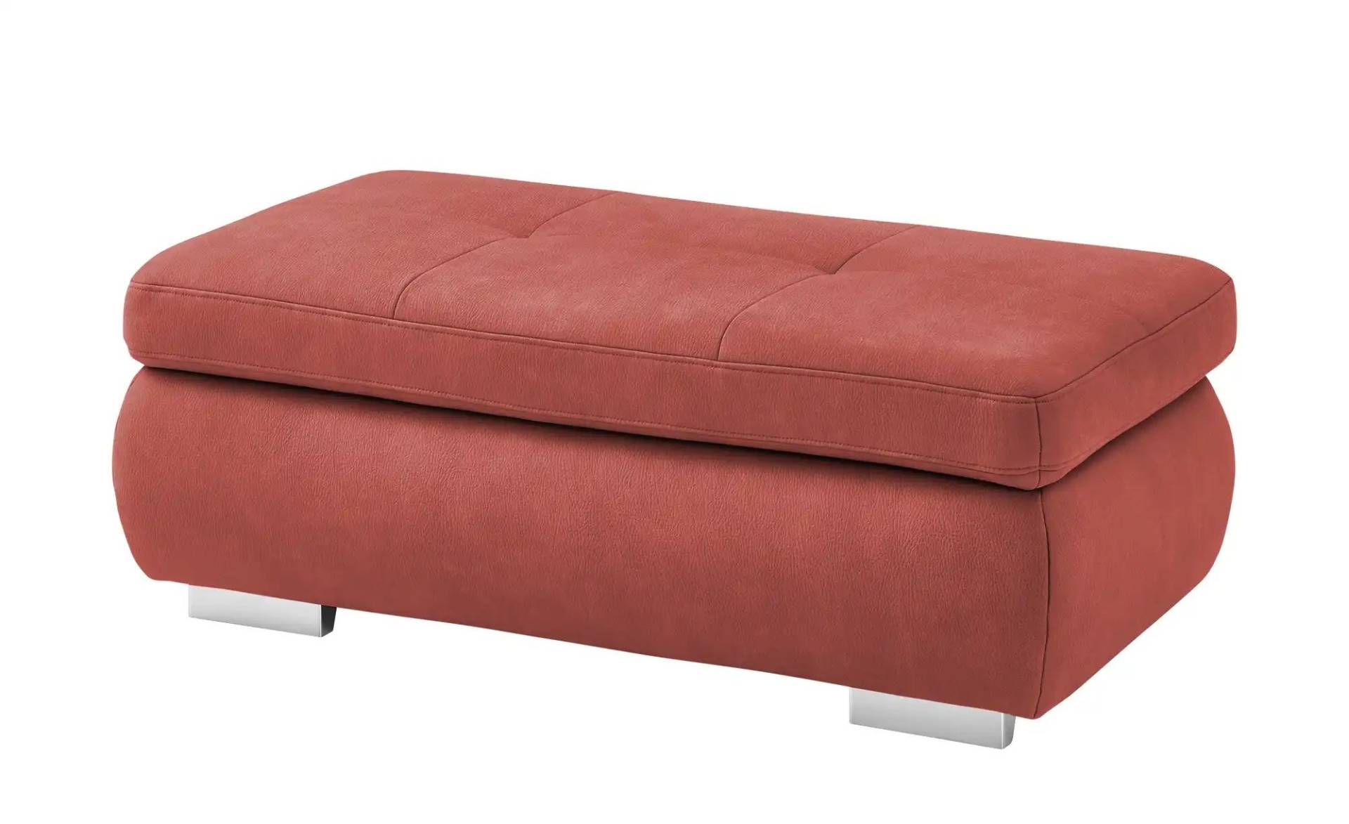 Lounge Collection XXL- Hocker  aufklappbar  Affair ¦ rot ¦ Maße (cm): B: 129 H: 47 T: 64.0 Polstermöbel > Hocker - Höffner