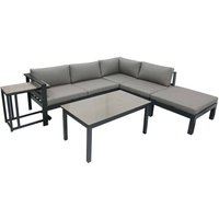 Lounge-Eckgruppe MONZA-120, 5-tlg. B/H/T ca. 147x77x65,5cm