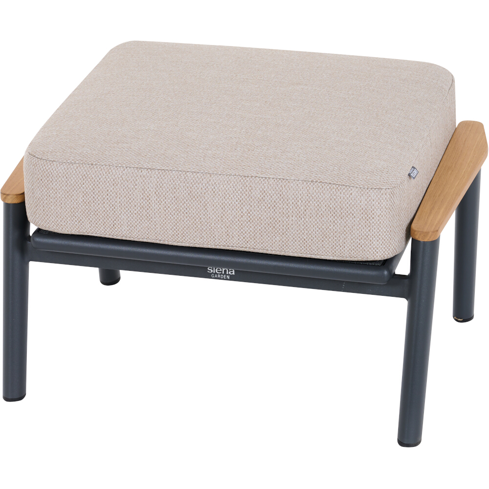 Lounge-Hocker CORTINA ca.B69 H40 T53 cm in Aluminium matt anthrazit Lounge-Hocker CORTINA ca.B69 H40 T53 cm in Aluminium matt anthrazit