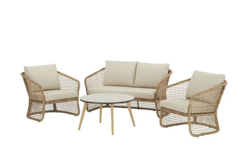 Lounge-Set  Lanai ¦ holzfarben Garten > Gartenmöbel > Gartenmöbelsets - Möbel Kraft