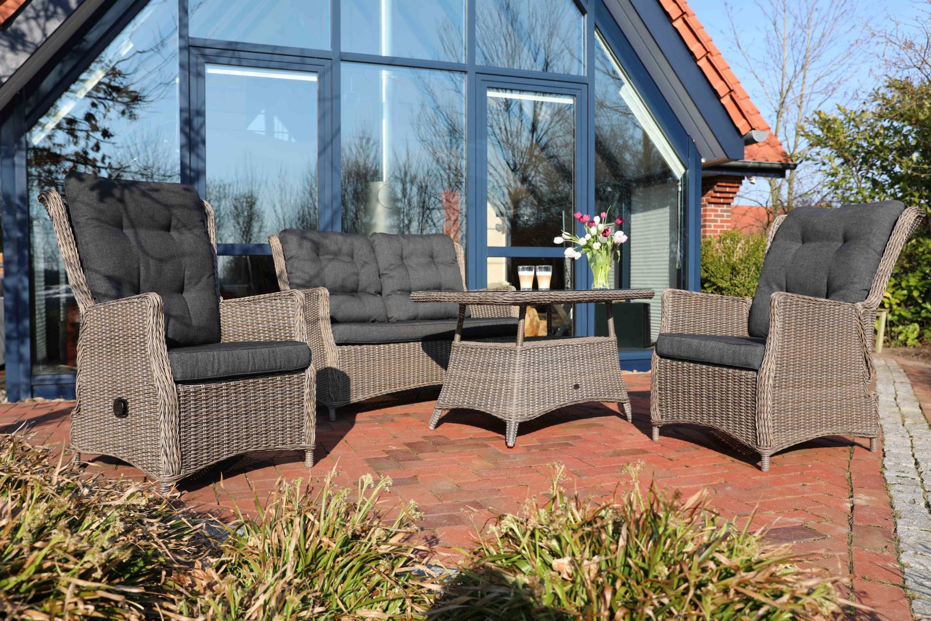Loungegruppe CASA RELAX mit verstellbaren Sesseln Loungegruppe CASA RELAX mit verstellbaren Sesseln