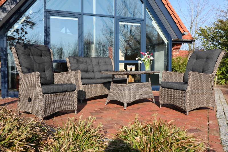 Loungegruppe CASA RELAX mit verstellbaren Sesseln
