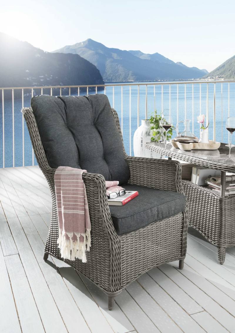 Loungesessel CASA Vintage Grau