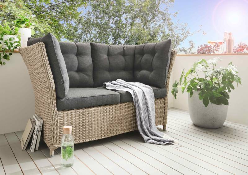 Loungesofa PALMA (2 Personen) Natur Meliert