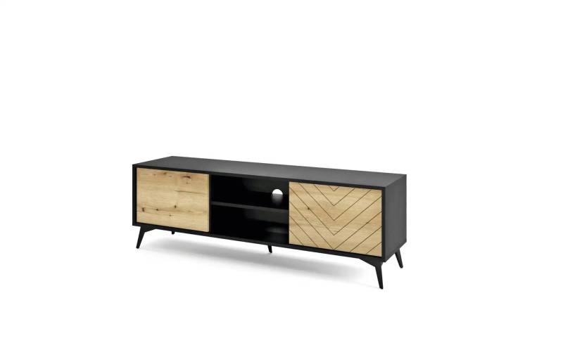Lowboard  Diamond ¦ schwarz ¦ Maße (cm): B: 154 H: 50 Kommoden & Sideboards > Lowboards - Höffner