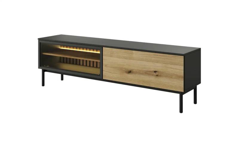 Lowboard  Lango ¦ schwarz ¦ Maße (cm): B: 179,9 H: 54,8 Kommoden & Sideboards > Lowboards - Höffner