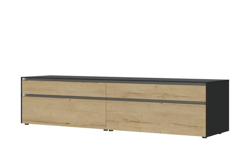 Lowboard  Metro Line ¦ schwarz ¦ Maße (cm): B: 244 H: 59 T: 60.0 Kommoden & Sideboards > Lowboards - Möbel Kraft