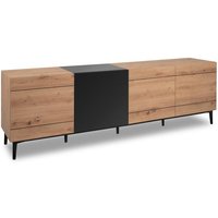 Lowboard NOLA 57A von Finori  Artisan Oak / Schwarz