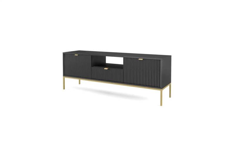 Lowboard  Nova ¦ schwarz ¦ Maße (cm): B: 154 H: 56 Kommoden & Sideboards > Lowboards - Höffner