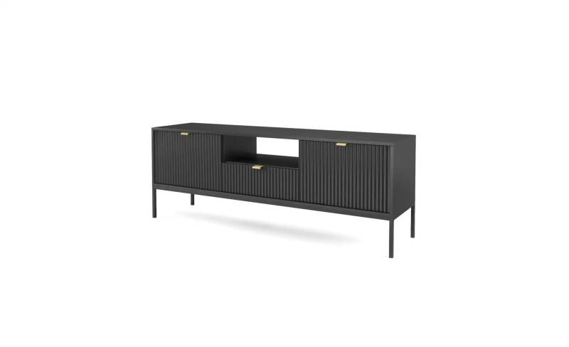 Lowboard  Nova ¦ schwarz ¦ Maße (cm): B: 154 H: 56 Kommoden & Sideboards > Lowboards - Höffner