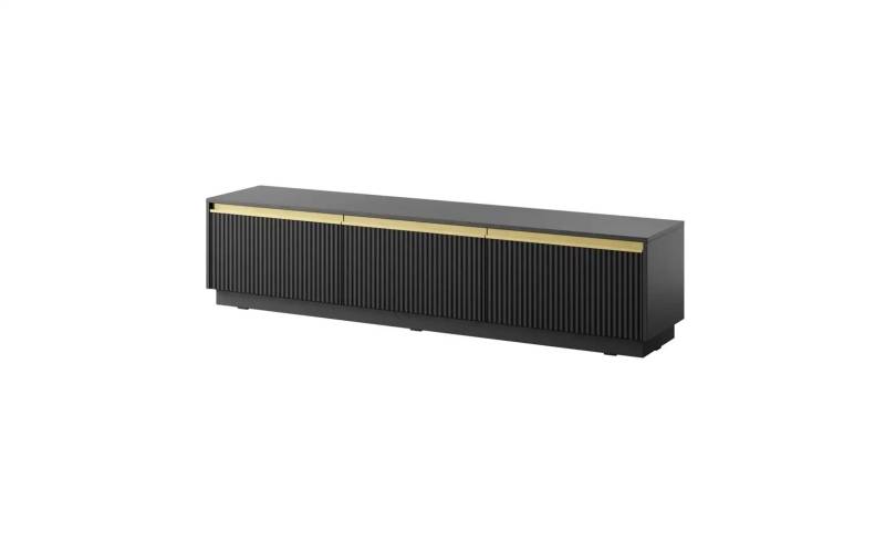 Lowboard  Roy ¦ schwarz ¦ Maße (cm): B: 181,5 H: 42 Kommoden & Sideboards > Lowboards - Höffner