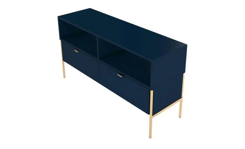 Lowboard   ¦ blau ¦ Maße (cm): B: 120 H: 65 Kommoden & Sideboards > Lowboards - Möbel Kraft