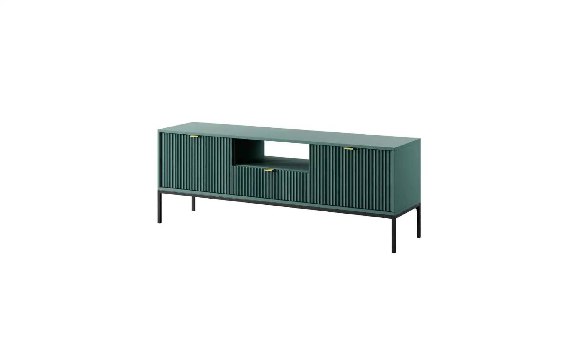 Lowboard   ¦ grün ¦ Maße (cm): B: 154 H: 56 Kommoden & Sideboards > Lowboards - Möbel Kraft