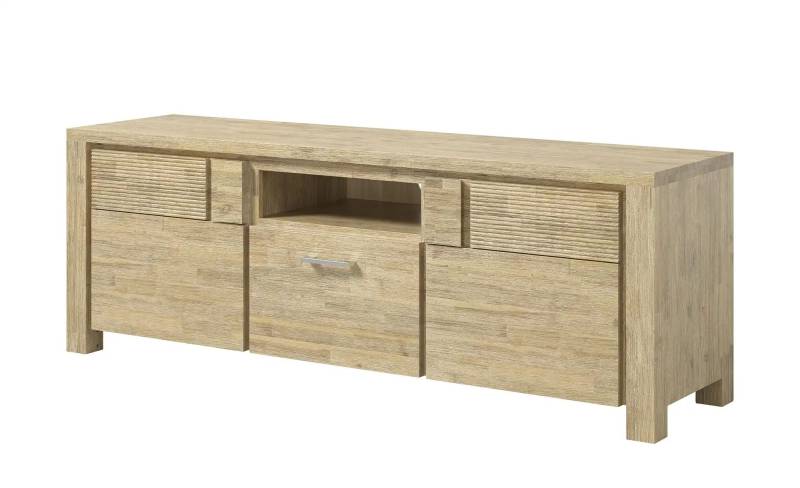 Lowboard   ¦ holzfarben ¦ Maße (cm): B: 175,4 H: 60,7 T: 45.0 Kommoden & Sideboards > Lowboards - Möbel Kraft